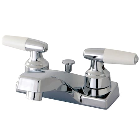 Kingston Brass KB201 4" Centerset Bathroom Faucet, Polished Chrome KB201